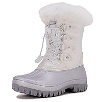 LONDON FOG Girls Youth and Toddler Icelyn Cold Weather Warm Lined Snow Boot girls boot in youth and toddler sizes