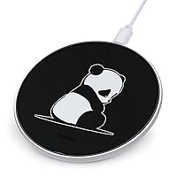 Sad Panda Fast Portable Charger 10W Funny Graphic Phone Charging Pad with USB Cable