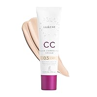 Color Corrector CC Cream - Lightweight Foundation with Medium Coverage - Redness Reducing Face Makeup for a Glowing Complexion - Vegan Formula + Suitable for All Skin Types - Light (1 fl oz)