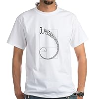 CafePress Fibonacci Pi T Shirt White Cotton T-Shirt