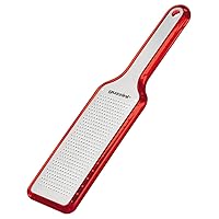Guzzini Latina 11-Inch by 3-Inch by 1/2-Inch Fine Blade Grater, Red