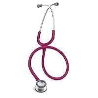 3M Littmann Stethoscope, Classic II Pediatric, Raspberry Tube, Stainless Steel Chestpiece, 28 inch, 2122