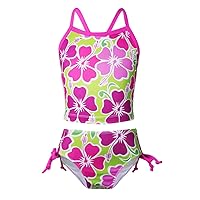 CHICTRY Kids' Girls' Florence Two Pieces Tankini Beach Sport Bikini Bottoms Swimsuit Bathing Suits