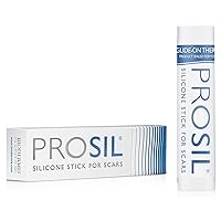 Pro-SIL Silicone Scar Gel Stick - Scar Reduction Care for Surgical, Acne, Trauma Scars & Burns - Safe for Children, Men & Women - Effective Scar Therapy, 17g
