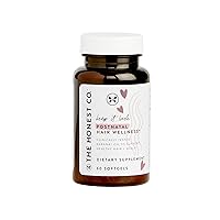 The Honest Company Keep It Lush Daily Postnatal Hair Wellness Supplement | Vegan, NSF-Certified, Non-GMO | 60 Count Softgels