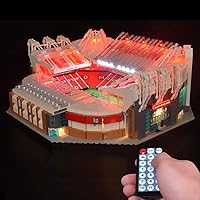 Upgrade LED Light Kit with RC for Lego 10272 Creator Manchester United Old Trafford Football Stadium Building Blocks (Not Include Building Block Model) (with RC)