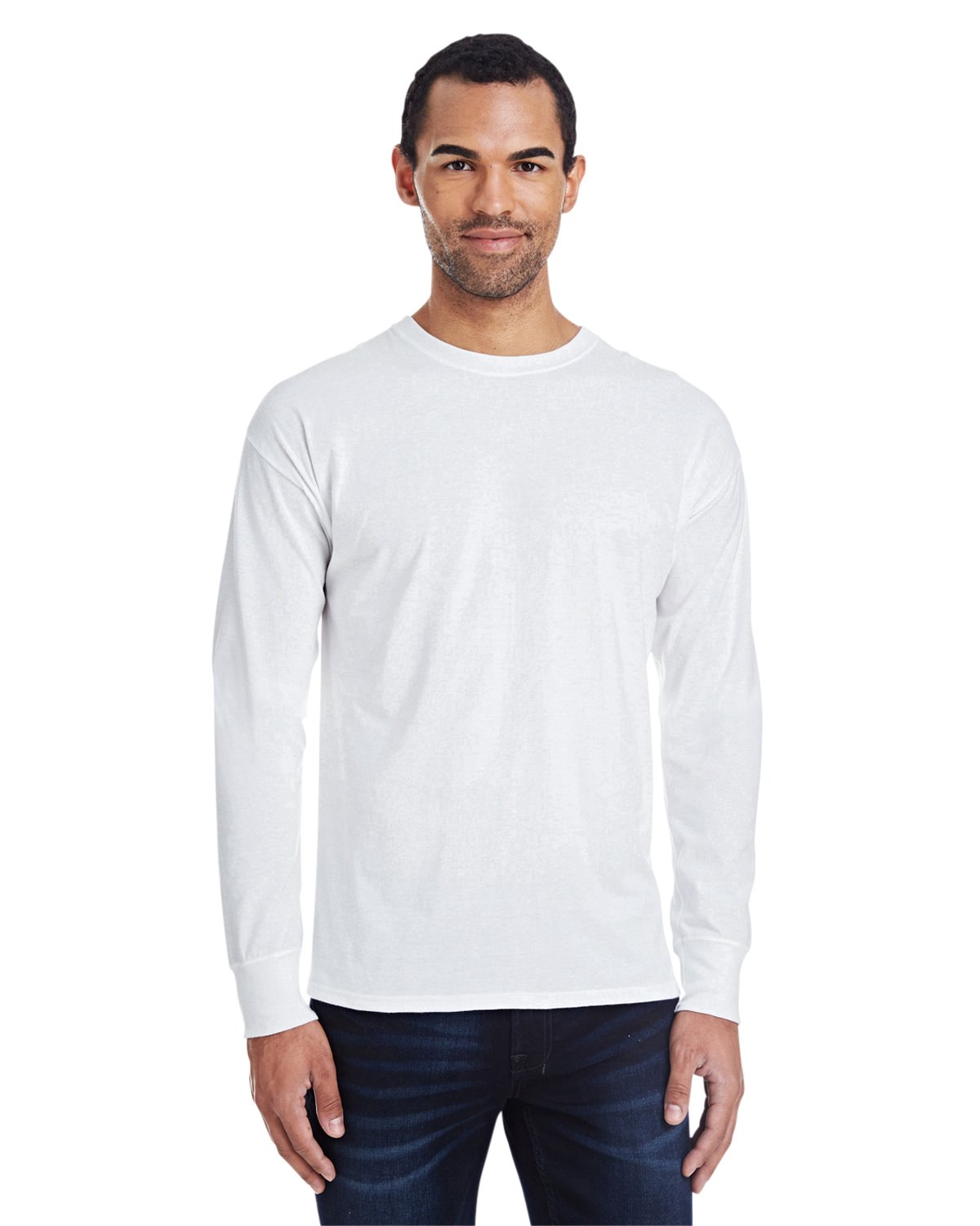 Hanes Mens 60/40 X-Temp Long Sleeve T-Shirt (42L0)