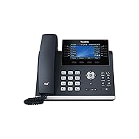 T46U IP Phone, 16 VoIP Accounts. 4.3-Inch Color Display. Dual USB 2.0, Dual-Port Gigabit Ethernet, 802.3af PoE, Power Adapter Not Included (SIP-T46U)