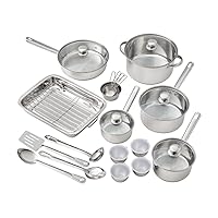 Steel 24 Piece Set, Kitchen Set, Cookware Set, Pots and Pans Set, Mainstays Brand cooking pots set cooking pots set
