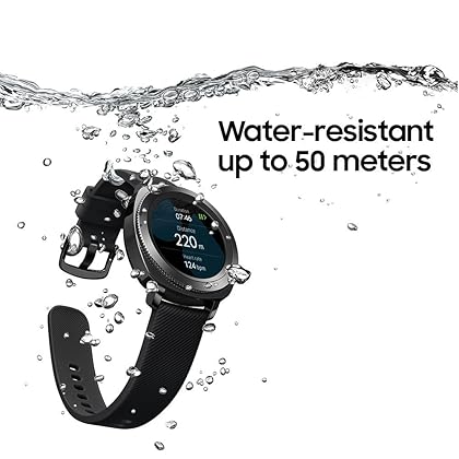 Samsung Gear Sport Smartwatch, Black (SM-R600NZKAXAR) (Renewed)