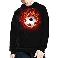 AFPANQZ Sweater with Hoodies Boy's Sweatshirt Comfortable Pullover Hoodie Long Sleeve Loose Fit Youth Kids Casual Tee Shirts