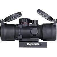 Monstrum S330P 3X Prism Scope | Monstrum Flip Up Lens Cover Set | Bundle