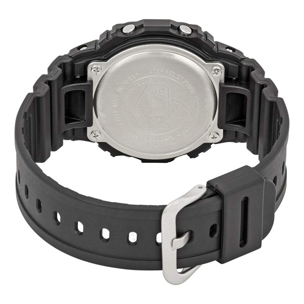 Casio Herren Digital Quarz Uhr mit Resin Armband DW-5600BB-1ER