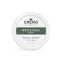 Premium Barber Grade Hair Styling Cream, Medium Hold, Medium Shine, 4 Oz