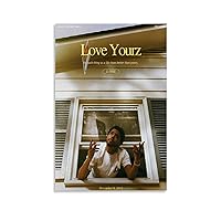 YELLOWV J. Cole Poster Love Yourz Music Posters for Room Aesthetic Canvas Wall Art Bedroom Decor 08x12inch(20x30cm)