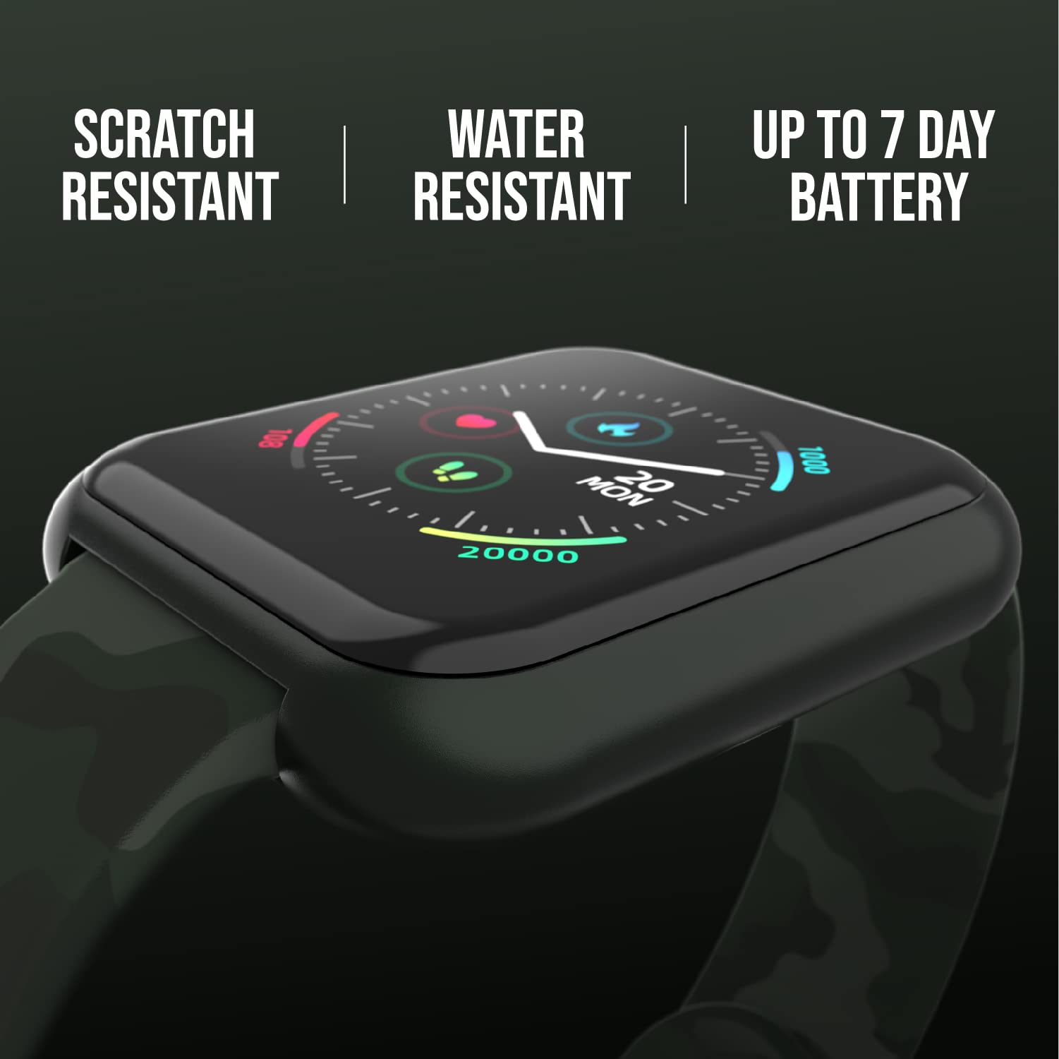 iTouch Air 3 Smartwatch Fitness Tracker with Heart Rate Tracker, Step Counter, Notifications, Sleep Monitor for Men Women