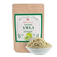 Organic Amla Powder 7 oz, 100% Pure Amalaki Powder – Fresh, Vegan & Natural Non-GMO, Gluten-Free Indian Gooseberry Powder