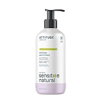 ATTITUDE Hand Soap for Sensitive Skin with Oat and Chamomile, EWG Verified, Dermatologically Tested, Vegan, 16 Fl Oz