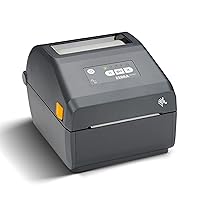ZEBRA ZD421 Direct Thermal Desktop Printer 203 dpi Print Width 4-inch Wired USB Connectivity for Easy Use ZD4A042-D01M00EZ, No Thermal Ribbon Required