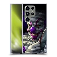 Head Case Designs Officially Licensed Tom Wood Mischief The Clown Horror Soft Gel Case Compatible with Samsung Galaxy S24 Ultra 5G
