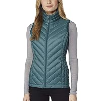 Womens Packable Vest, COLD GREEN, Small