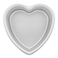 Fat Daddio's PHT-83 Anodized Aluminum Heart Cake Pan, 8 x 3 Inch