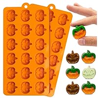 2-Pack Silicone Molds for Halloween: 18 Pumpkins - 1.2