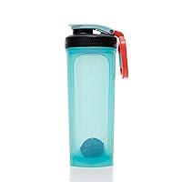 Contigo Shake & Go 2.0 Protein Shaker Bottle with Mixer Ball | Large BPA Free Blender | Ideal for Protein Powder, Nutrition Shakes or Smoothies |Leak Proof Shake Sports Bottle | Bubble Tea | 820 ml