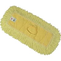 Rubbermaid Commercial Trapper Dust Mop, 12-Inch Length x 5-Inch Width, Yellow (FGJ15100YL00)