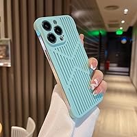 Frameless Heat Dissipation Mesh Hard PC Case for iPhone 14 Pro Max i Phone 13 11 12 iPhone14 Plus Breathable Cooling Back Cover,Blue,for iPhone 14 Pro