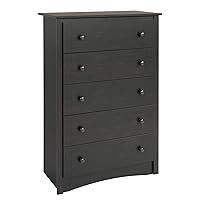 Prepac Sonoma Traditional 5-Drawer Tall Dresser for Bedroom, Functional Bedroom Dresser Chest of Drawers 16
