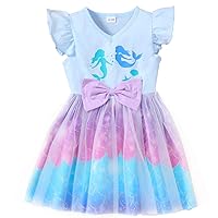 Toddler Tulle Dress Unicorn Outfit Birthday Princess Party Girls Summer Causal Tutu Skirts