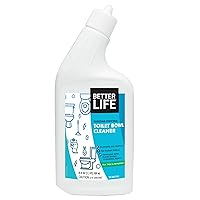 Better Life Toilet Bowl Cleaner - Tea Tree & Peppermint Scent Cleaning Gel - Liquid Bathroom Cleaners for Household - 24oz