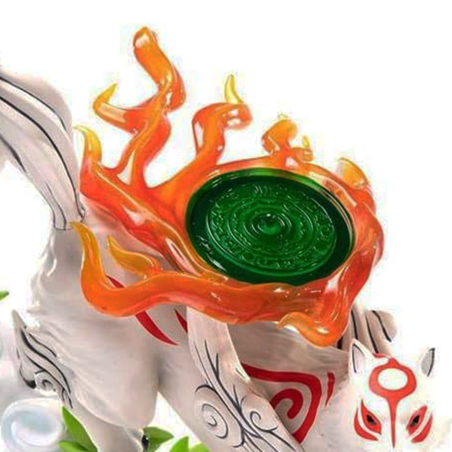 Dark Horse Comics Sculpted Okami Celestial Brush Goddess Amaterasu Detailed Standard Edition PVC Painted Statue with Base, Multicolor