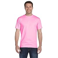 Gildan Men's Dryblend Moisture Wicking T-Shirt, Heliconia, XL
