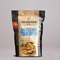 Golden Duck Salted Egg Fish Skin Crisps/ Potato Ridges/ Tempura (Salted Egg Fish Skin Crunchy Crisps 125g)