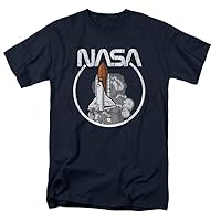 NASA Distressed Vintage Space Shuttle T Shirt & Stickers