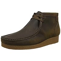 Clarks Men's Moccasin Shaker Boots, beeswax leather, 28.0 cm