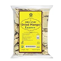 Akshit Organic Mango Leaves Tea, Herbal Loose Leaf Tea, Dried Mango Leaves, 2.6 oz, All Natural Mango Leaves, Non-GMO, Caffeine-Free, Gluten-Free, Mango Loose Leaves Tea.