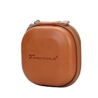 Camera Filter case, PRO TANLE Filter Hard Storage Case PU Leather ive Bag Dust-Proof Carrying Punch Holds 5PCS up to 82mm Filters for CPL ND Graduated Neutral Density Filters
