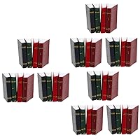 ERINGOGO 36 Pcs Doll House Book Reading Room Decor Miniature Ornaments Doll Accessories Statue Decor Mini Book Ornament Small House Accessory Mini Plaything Book Figure Books Paper Props