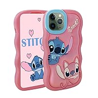 Cases for iPhone 11 Pro Max, Cute 3D Cartoon Soft Silicone Cool Animal Anime Character Shockproof Anti-Bump Protector Boys Kids Gifts Cover Housing Skin for iPhone 11 Pro Max 6.5” Pink