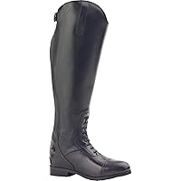 Ovation Women's Durable Stylish Equestrian Horse Riding Tall Extra Wide Calf Leather Flex Plus Field Boot