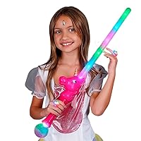 Light Up Multicolored Unicorn Sword with Prism Ball