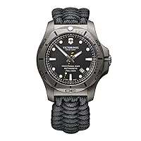 Victorinox Swiss Army V241812 I.N.O.X Men's Watch Black 45mm Titanium