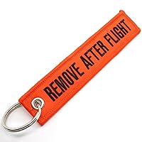 Remove After Flight Keychain - Orange