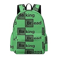 Baking Bread Chemicals Casual Backpack Travel Hiking Laptop Business Bag for Men Women Work Camping Gym