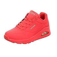 womens Skecher Street Women's Uno - Stand on Air Sneaker, Red, 8.5 US