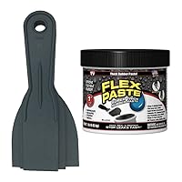 Flex Black Paste 1lb Jar with Allway Tools Putty 3-Pack Knives Bundle (2 Items)