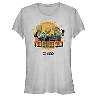 LEGO Star Wars Fun in The Sun Women's Fast Fashion Short Sleeve Tee Shirt, Athletic Heather, XX-Large